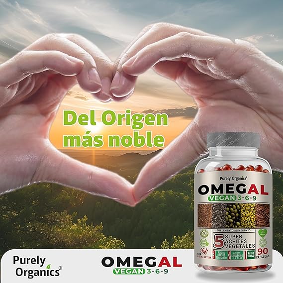 Omegal, suplemento revolucionario de Omegas completamente vegano